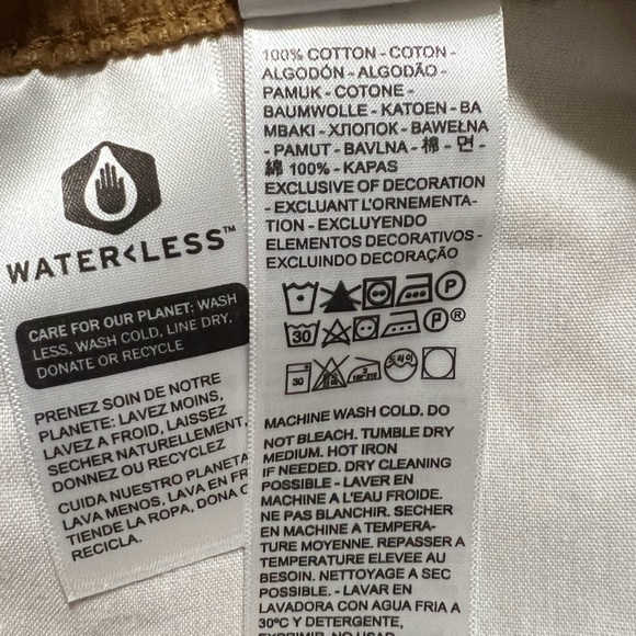 Levis 94 Baggy Dijon Corduroy Mid Rise‎ Straight Leg Dad Jeans - Picture 11 of 12